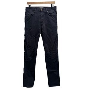 J. Lindeberg Men's Sz 30x32 Slim Fit Black Denim Mid Rise Skinny "Jay" Jeans euc